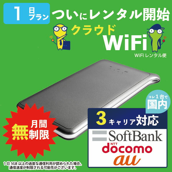 ポケットwifi レンタル 1日 無制限 即日発送 WiFi