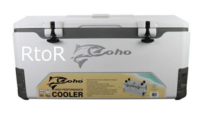 【送料無料】COHO　超大型クーラーボックス 【165qt/156L】　コーホー ブローモールド　【7日間氷が解けない】クーラーボックス　※同梱不可商品のサムネイル