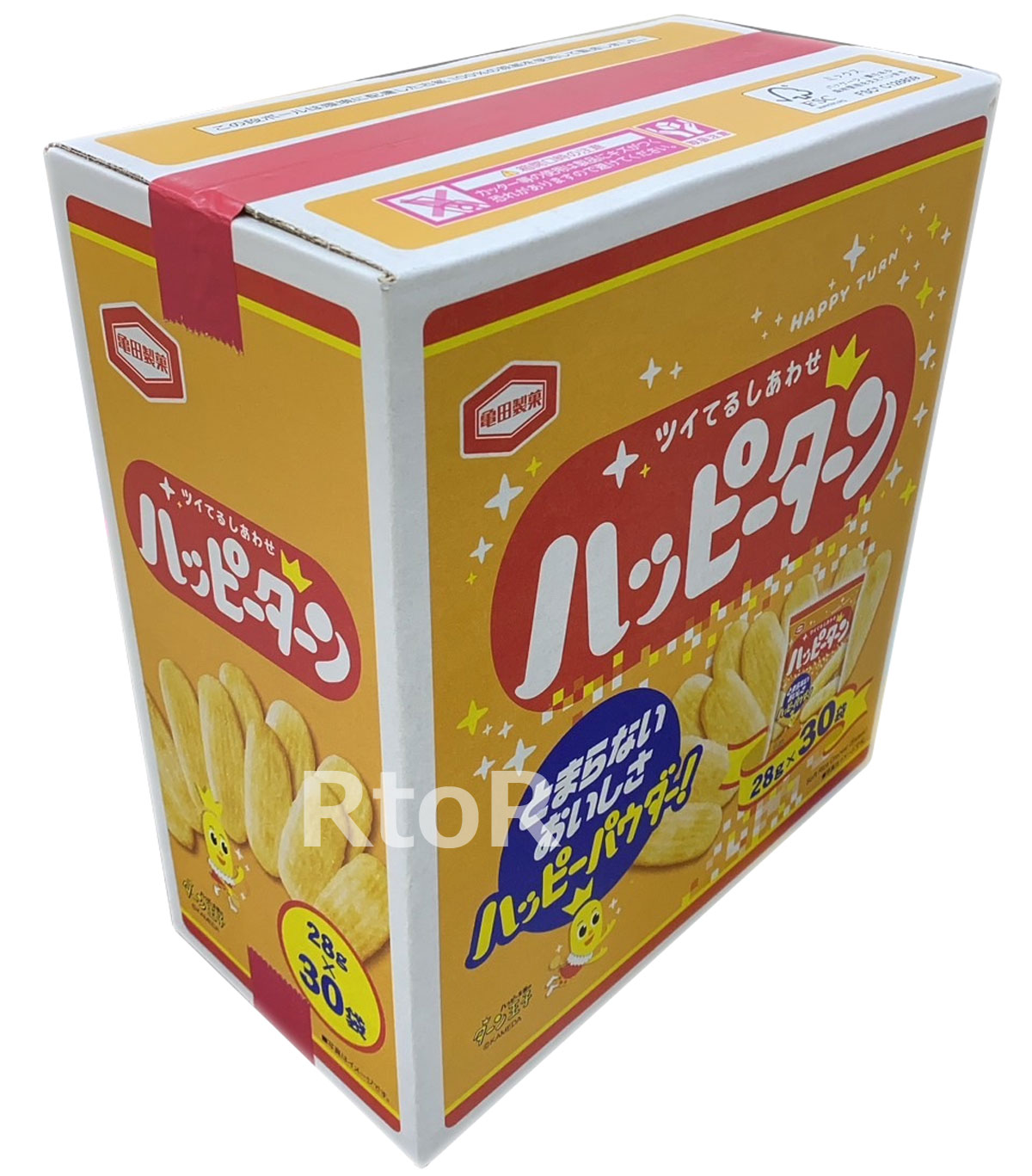 【送料無料】亀田製菓 ハッピーターン 28g×30袋 お徳用パック/小袋/おせんべい/食べきりサイズ