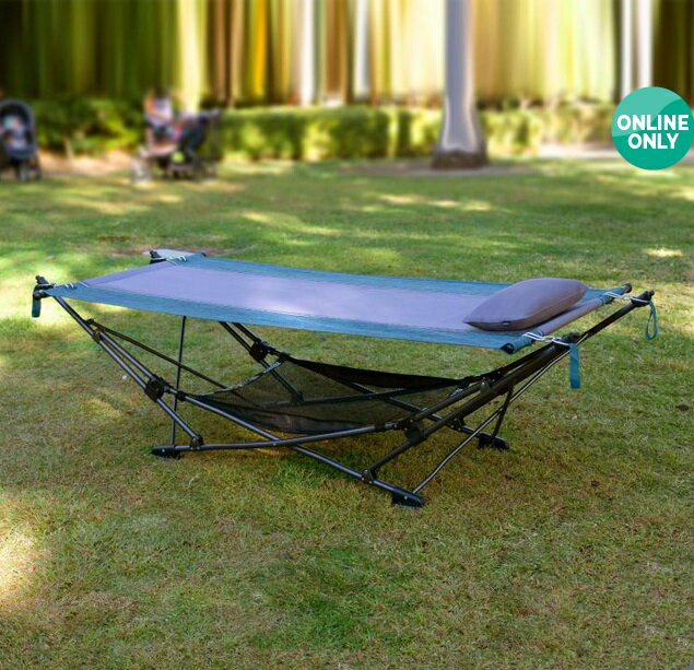 ポータブルハンモック キャノピー付き 持ち運べるハンモック♪まくら(クッション)付き! 折りたたみハンモック/別荘/リゾート/屋根付き/持ち運び/ネット収納付き【同梱不可商品】通販格安セール情報 楽天 通販