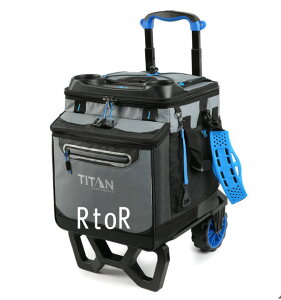 TITAN DEEP FREEZE BY ARCTIC ZONE クーラーバッグ キャリーカート付き 折り畳み式クーラーバック/折りたたみ/ソフトタイプ/ブルー通販格安セール情報 楽天 通販