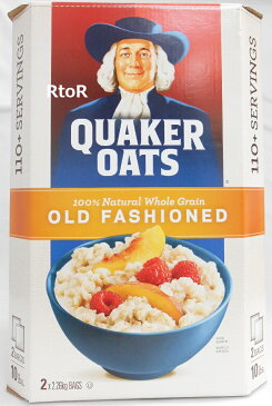 【送料無料】クエーカー【オールドファッション オートミール】 2.26kg×2袋入り(合計4.52kg) QUAKER コストコ