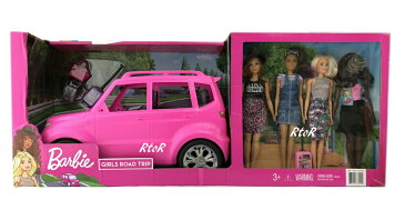 バービー付き♪ 【SUV車とドール4体セット】　Barbie/バービー/ドール/お人形