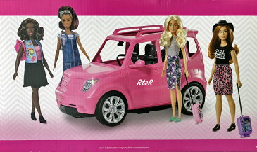 バービー付き♪ 【SUV車とドール4体セット】　Barbie/バービー/ドール/お人形