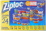 【送料無料】Ziploc　ジップロック　コンテナー 24個セット　韓国製　コンテナー＆スクリューロック　保存容器