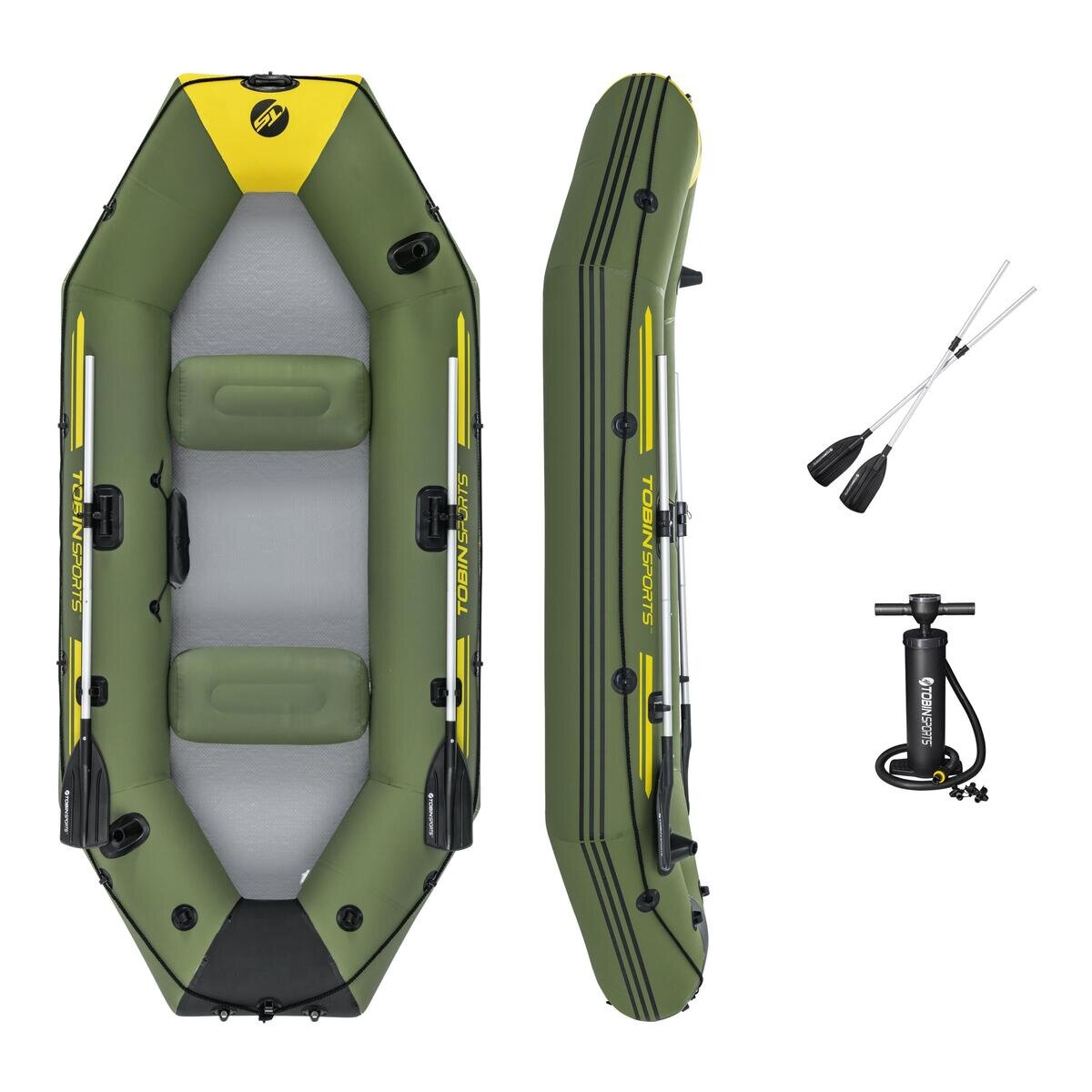 【送料無料】Tobin Sports 3人用ボートセット「キャニオンプロ」インフレータブル...