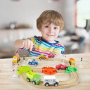 【送料無料】ジャドール 木製レールトラックセット 車両9台/標識/連結/J’ADORE