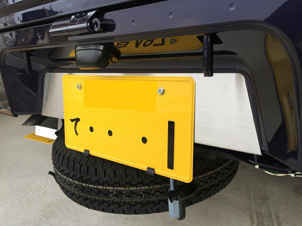 S500P/S510P用　ハイゼット　ジャンボ/標準車（H26/9～R3/12/19）　荷台リアパネル （ステンレスヘアラ..