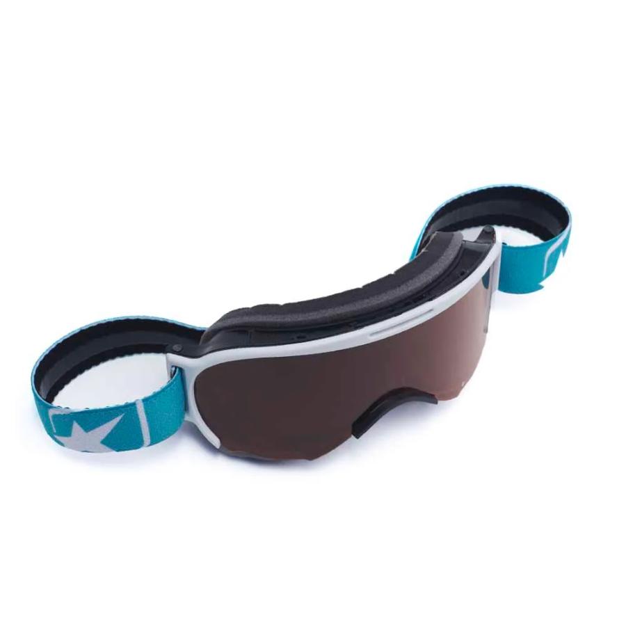 ariete (アリート) WABI ゴーグル オレンジレンズ ターコイズ/ホワイト 14980-ONBT