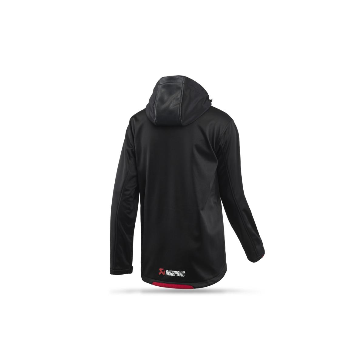 バイクパーツ・用品 ラバーマークのAKRAPOVIC (アクラポビッチ) Corpo シリーズ ソフトシェルジャケット ブラック メンズSize:XXL 802085｜アングル2