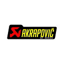 AKRAPOVIC (アクラポビッチ) 耐熱サイレンサーステッカー 90x26.5mm アルミ P-HST3ALSP