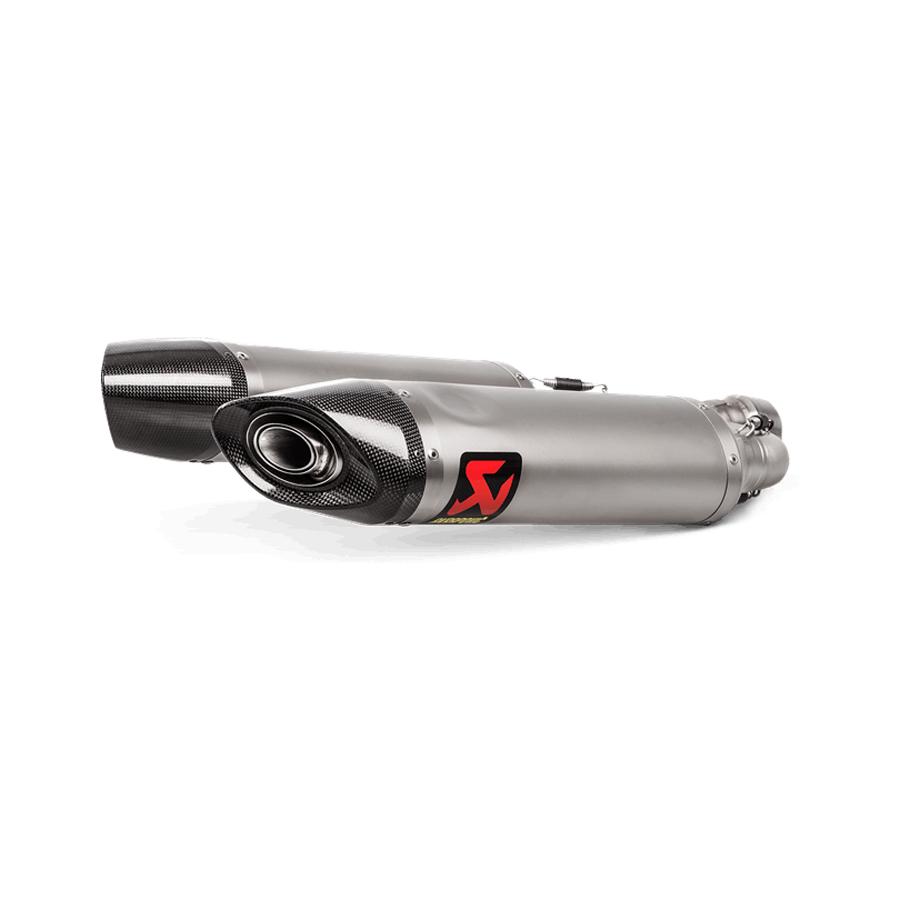 APRILIA - AKRAPOVIC (アクラポビッチ) スリップオンライン (チタン) マフラー ユーロ規制対応 APRILIA アプリリア SHIVER900 シバ—900 正規品