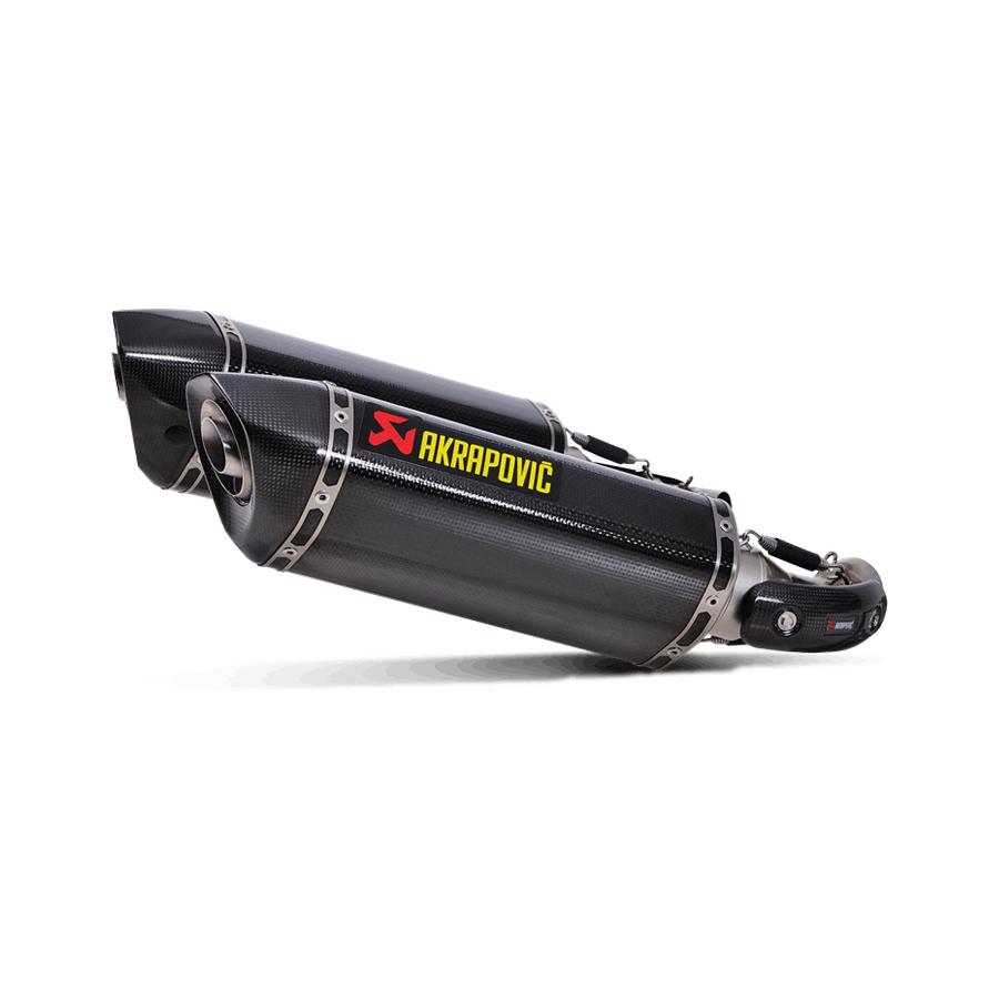 AKRAPOVIC (アクラポビッチ) スリップオンライン (カーボン) マフラー ユーロ規制対応 DUCATI ドゥカティ M696/796/1100/S 正規品