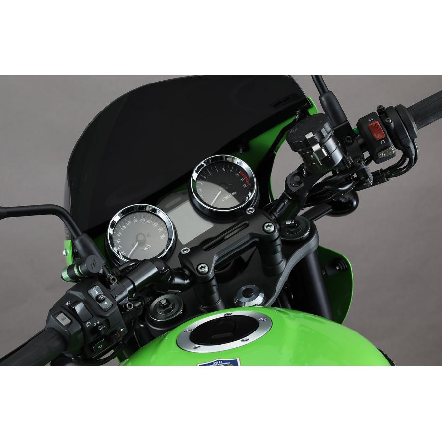 AELLA(アエラ) アルミ可変ハンドル BK Z900RS バーエンドスライダー仕様 AE-27048A BK