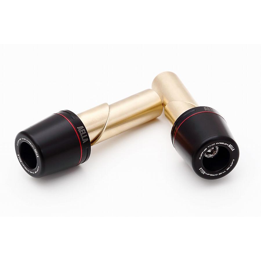 メーカー名：アエラメーカー品番：AE-68302タイプ：内径：16mm〜17mm対応、使用ボルト：キャップM6/L50色[カラー]：ブラックサイズ：ハンドルバー内部支持部:約59mm(真鍮/ウエイト)、バーエンド部:約32.5mm重量[グラム]：158（片側）材質[素材]：真鍮仕様：【適合車種】■DUCATI/パニガーレ V4/V2/1198/ 1098/ 998/ 996/ 916/ 749/ 748/Xdiavel/ムルティストラーダ1200（ナックルガード非装着車）/スクランブラー800/ Sixty2/GT/MH/ST4/ ST3/ ST2■TRIUMPH/デイトナ675スーパースポーツ※純正アルミセパレートハンドルに対応します。※AELLA製アルミセパレートハンドルに対応します。※ポールスマート/SPORT1000/SPORT1000Sの純正ハンドルは適合しません。※StreetFighterV4はAELLA製可変ハンドル装着車のみ適合※適合に記載がない限り、SやRといった派生モデルすべてに適合します。内容量[数量]：2個入り1セット備考：内径：16mm〜17mm対応、使用ボルト：キャップM6/L50関連商品：スライダー部(樹脂)単品交換用　AE-68301-01ハンドルバーエンド部にスライダー機能を持たせ、万が一の転倒時にはスライダー部のみを交換することで補修が可能です。真鍮素材を採用することでハンドルバーウエイトとし、振動を軽減させる効果があります。バーエンド部を補修可能な樹脂とすることで、スライダー機能を持たせました。※AELLA製アルミ可変ハンドルに適合します。