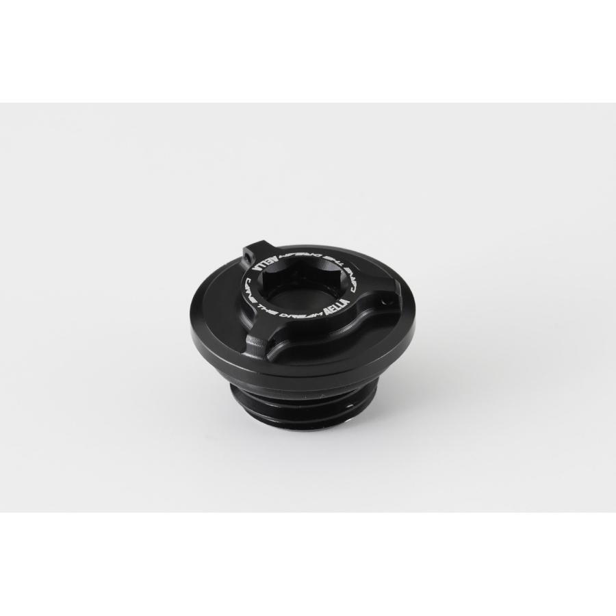AELLA(アエラ) オイルフィラーキャップ ブラック KAWASAKI 6角穴タイプ AE-71008 BK