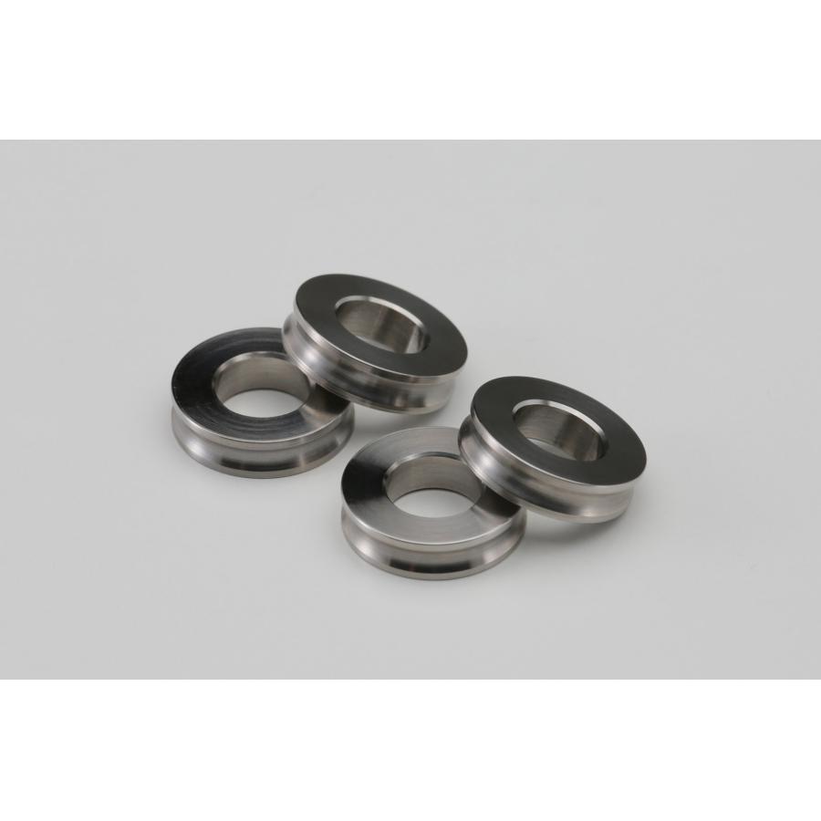 AELLA(アエラ) チタン製ブレーキキャリパーサポートカラー 4個セット(M10/L5) AT-W0005