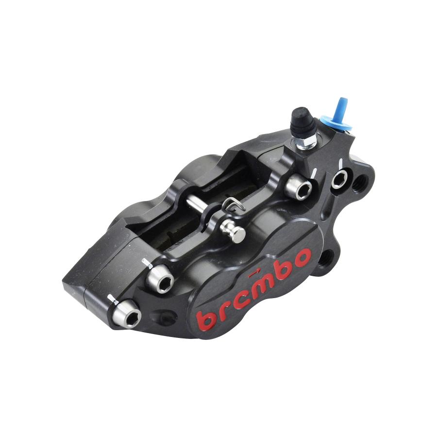 brembo (ブレンボ) P4-40RR アキシャル CNC 4P キャリパー ハードアルマイト レッドロゴ 右 チタンピストン Φ30/34 取付ピッチ:40mm 20.4756.61