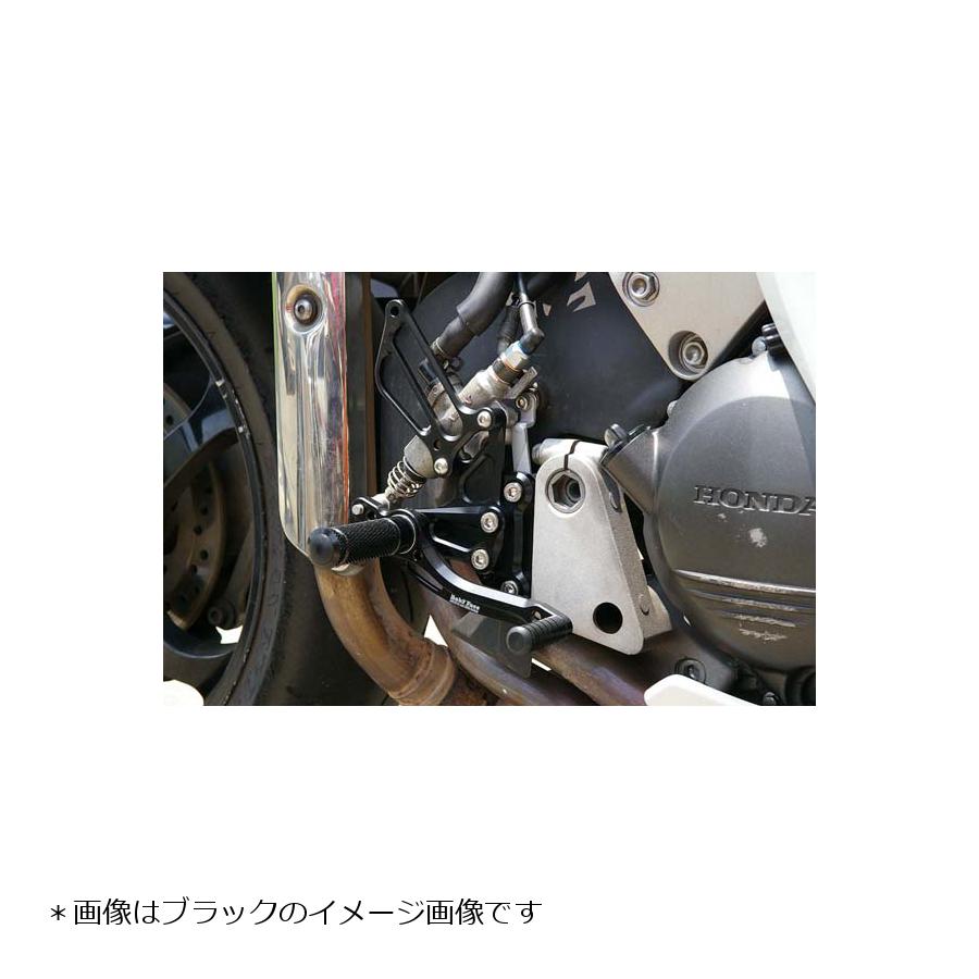 メーカー名：ベビーフェイスメーカー品番：002-H011SVaツーリングライダーにもうれしいSTDポジションを含めUpとDownの合計6ポジション可変。 ノンスリップ性の高いステップバー、ダブルベアリングのペダル採用により、操作性の向上を図るなどの特徴を備えたバックステップです。販売備考：チェンジパターン:正、6ポジション、ブレーキスイッチ:P1.25、ABS車取付可適合情報：ホンダ[HONDA] VFR800 [RC46] 02-09/14-16ホンダ[HONDA] VFR800F [RC79]◆街乗り、ツーリングからスポーツ走行までを視野に入れ、ノーマルポジションを中心に、アップ、ダウン、バック、フォワードと6ポジション可変が可能なように設計いたしました ◆また、各ペダルピボットにはベアリングをダブルで配し、極めてスムーズな操作が楽しめます ◆ABSモデルにも対応しています ◆カラー：シルバー