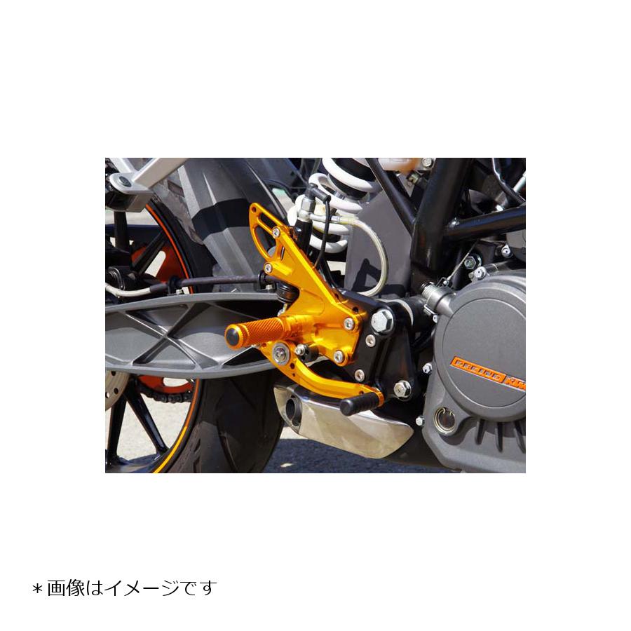 BABYFACE (ベビーフェイス) バックステップ 8ポジション 正チェンジのみ アルミ ゴールド 200 DUKE[デューク] 125 DUKE 002-KT005GD