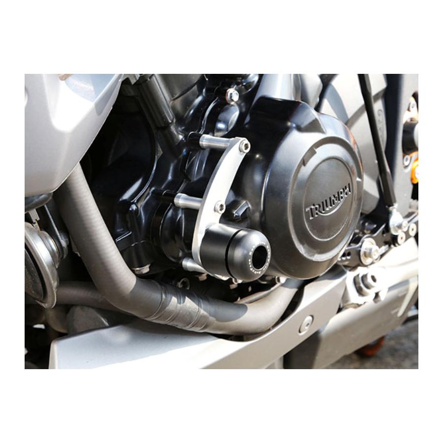 BABY FACE (ベビーフェイス) エンジンスライダー 左 ジュラコン樹脂 ブラック STREETTRIPLE 675 ストリートトリプル 006-ST010L