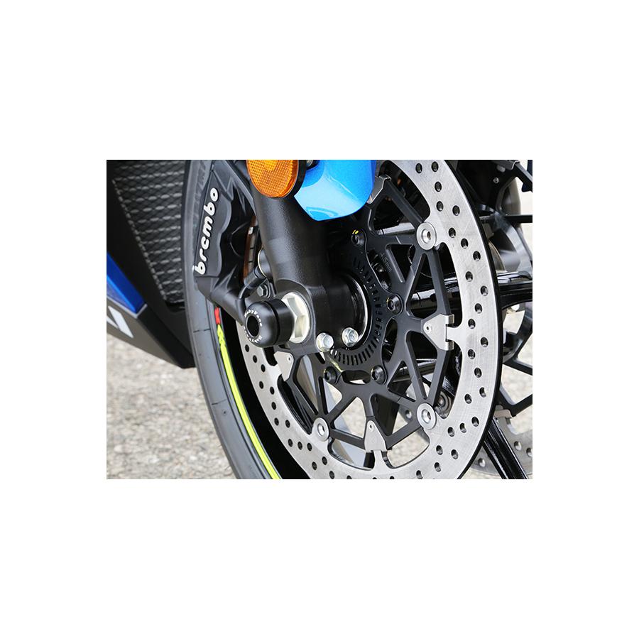 BABY FACE (ベビーフェイス) アクスルプロテクター フロント ジュラコン樹脂 ブラック GSX-R1000 R 006-AS037