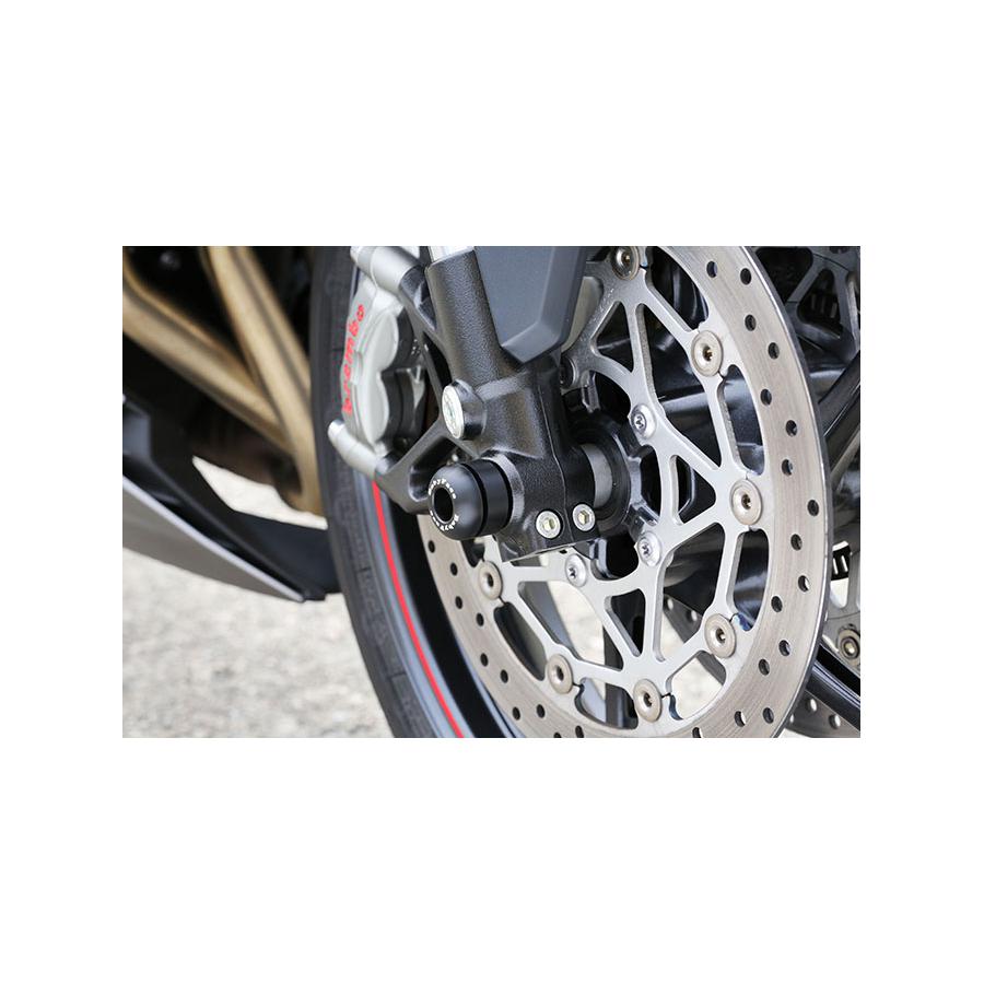 BABY FACE (ベビーフェイス) アクスルプロテクター フロント STREETTRIPLE 765 ストリートトリプル 006-AT006