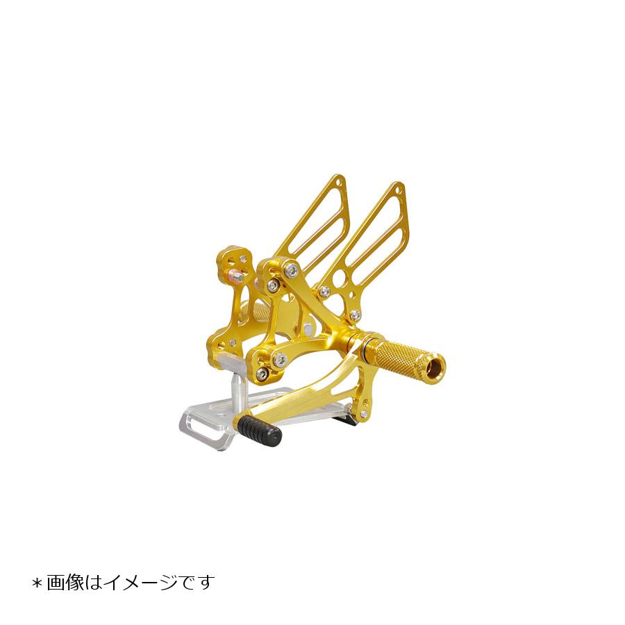 BABY FACE (ベビーフェイス) バックステップ SS900 MH900e 4ポジション 正チェンジのみ タイプ1 アルミ ゴールド 002-D003GD