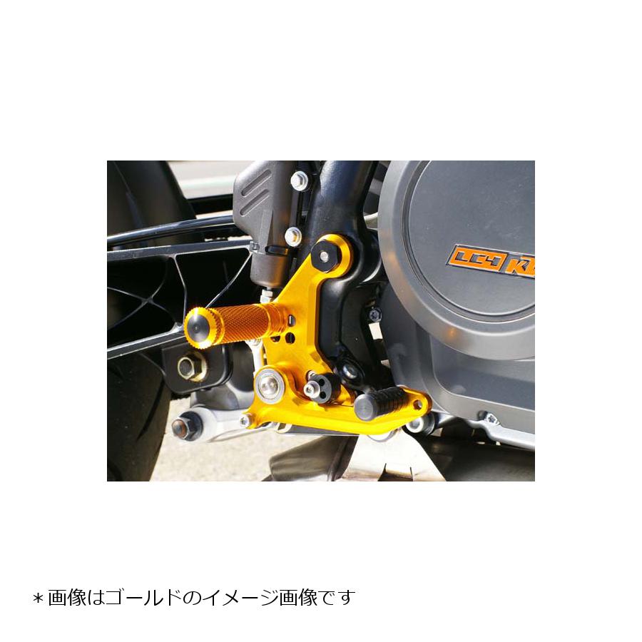 BABY FACE (ベビーフェイス) バックステップ 690DUKE デューク 4ポジション 正/逆チェンジ可能 アルミ シルバー 002-KT004SV