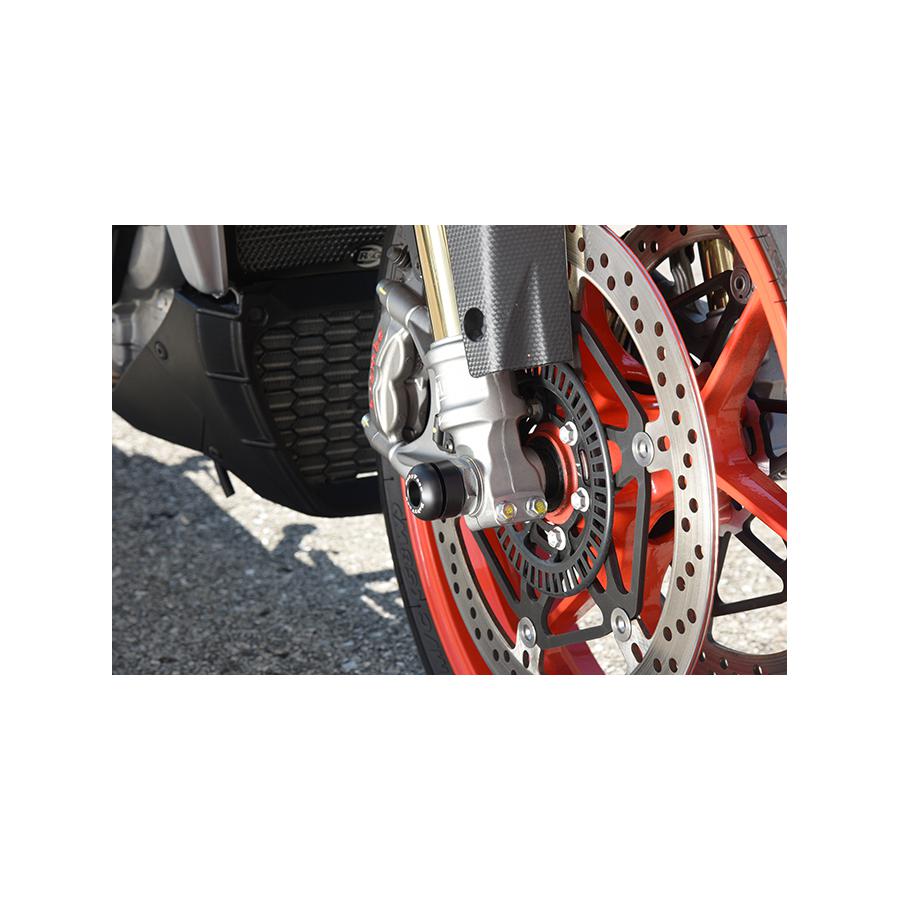 BABY FACE (ベビーフェイス) アクスルプロテクター フロント用 ジュラコン ブラック RSV4 FACTORY トゥオーノ TUONO V4R APRC 006-AAP01BK