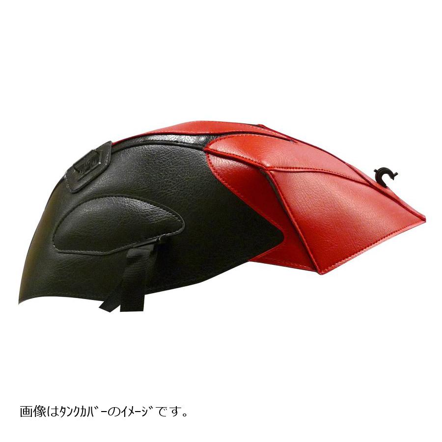 メーカー名：バグスターメーカー品番：1551Jヨーロッパのバイク文化が生んだタンクをカバーするという発想。幅広いカラーバリエーションで、愛車のイメージチェンジに最適。タンクの保護はもちろん、専用タンクバッグのベースとして使用可能。マグネット式と違い、高速走行中にバッグが浮く心配は無し。販売備考：※仕様変更によりバックルの色が写真と異なる場合がございます。仕様のご指定はお受けできかねますのでご了承ください。適合情報：スズキ[SUZUKI] GSX-R750 08スズキ[SUZUKI] GSX-R600 08色[カラー]：ブラック／レッド材質[素材]：PVC(合皮)重量[グラム]：500