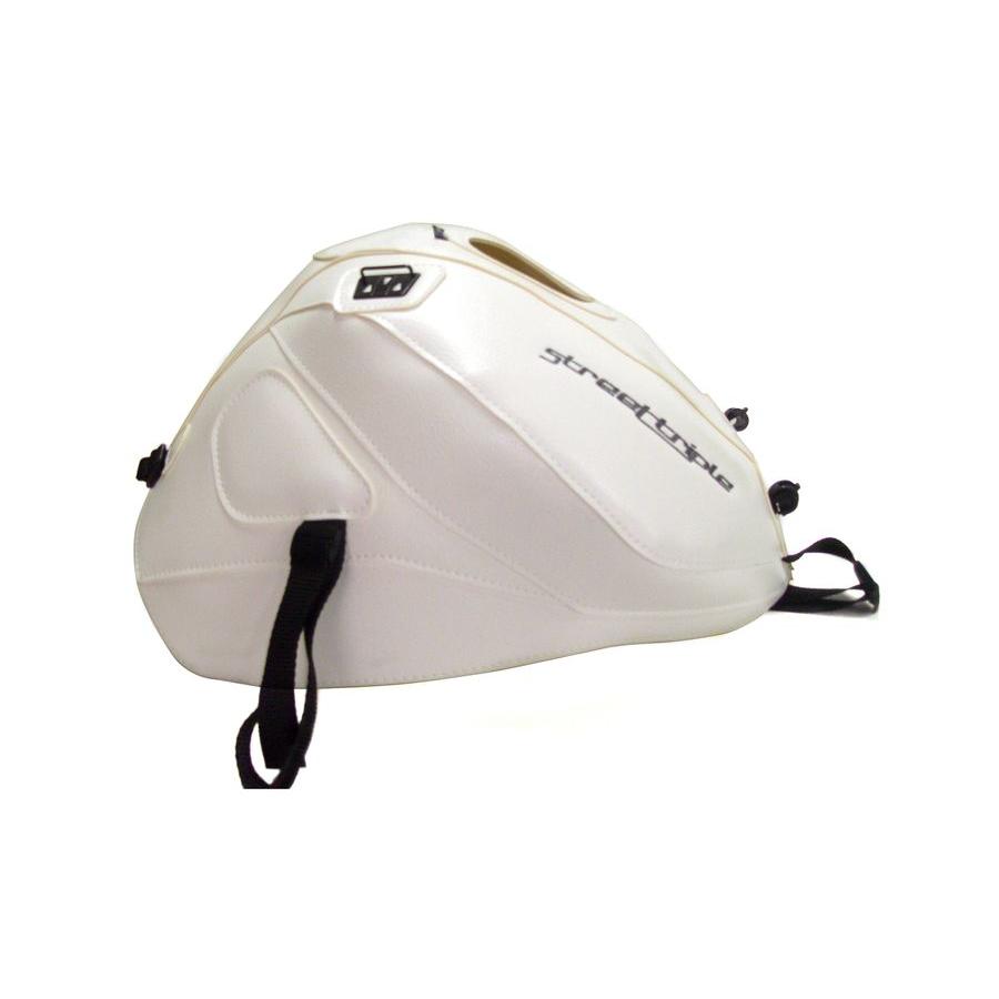 BAGSTER (バグスター) タンクカバー ホワイト STREET TRIPLE R/S/RS 1655A