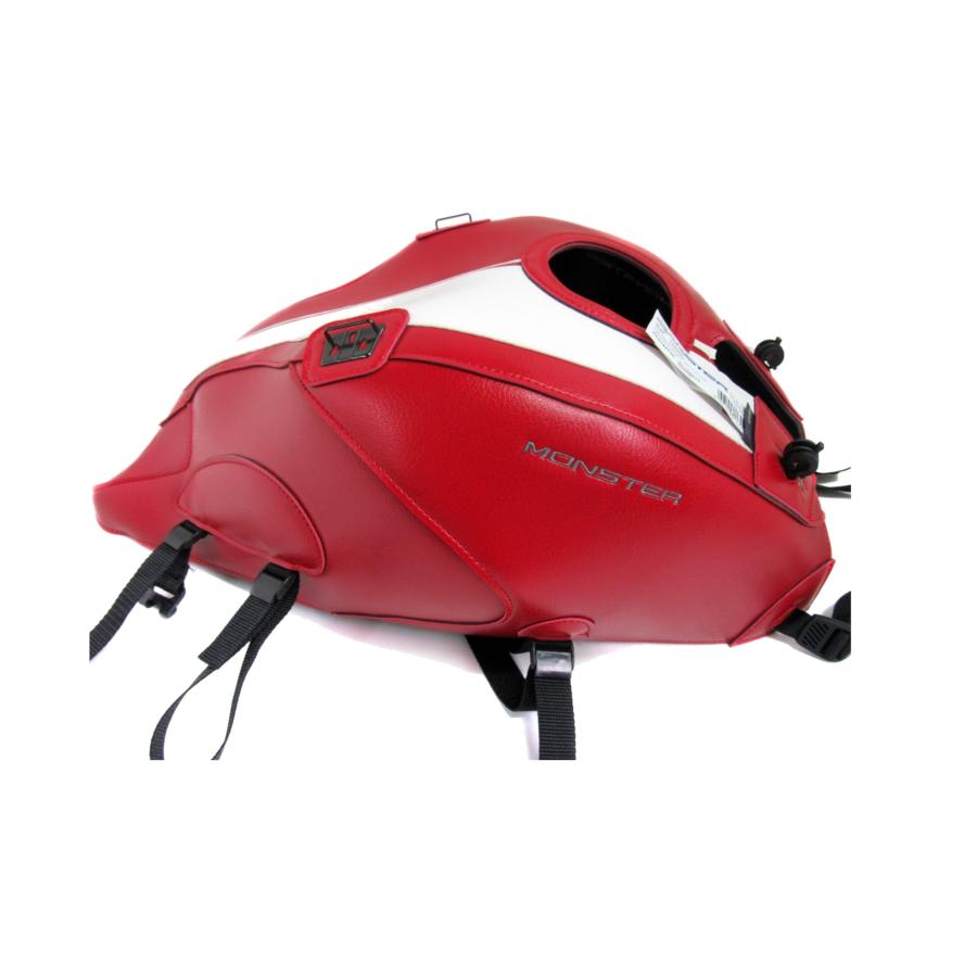 BAGSTER (バグスター) タンクカバー レッド/ホワイト モンスター797 MONSTER797/821/1200/1200S 14-20 1666D