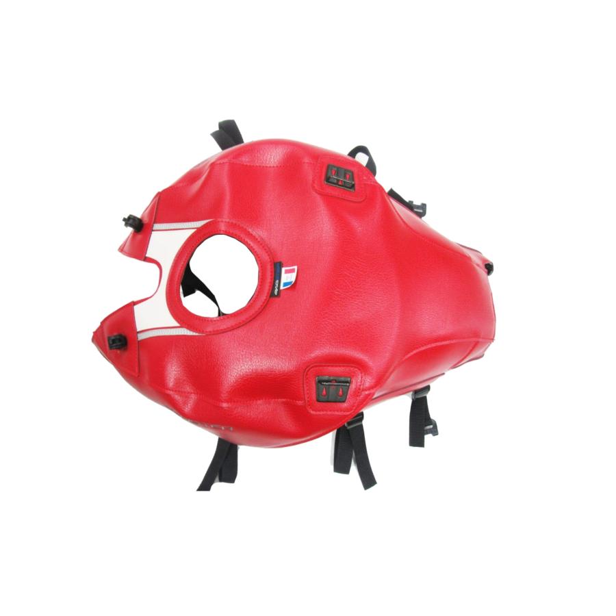 BAGSTER (バグスター) タンクカバー レッド/ホワイトデコ モンスター797 MONSTER797/821/1200/1200S 14-20 1666E