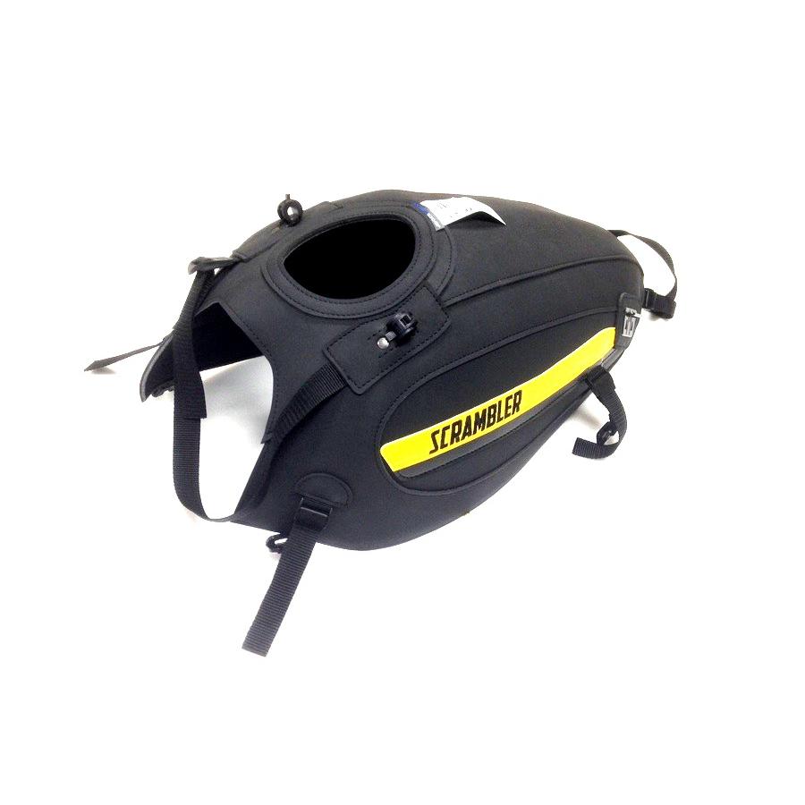 BAGSTER (バグスター) タンクカバー マットブラック/イエロー スクランブラー SCRAMBLER800 15 1692C