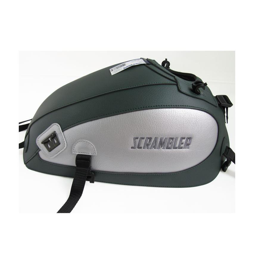 BAGSTER (バグスター) タンクカバー ダークグリーン/シルバー SCRAMBLER800 15-19 1692D