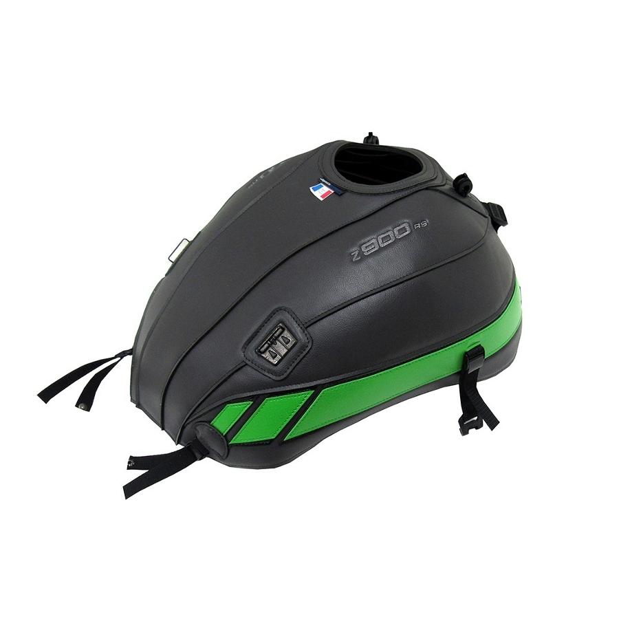 BAGSTER (バグスター) タンクカバー ブラック/グリーン Z900RS/CAFE 1736E(2.0)