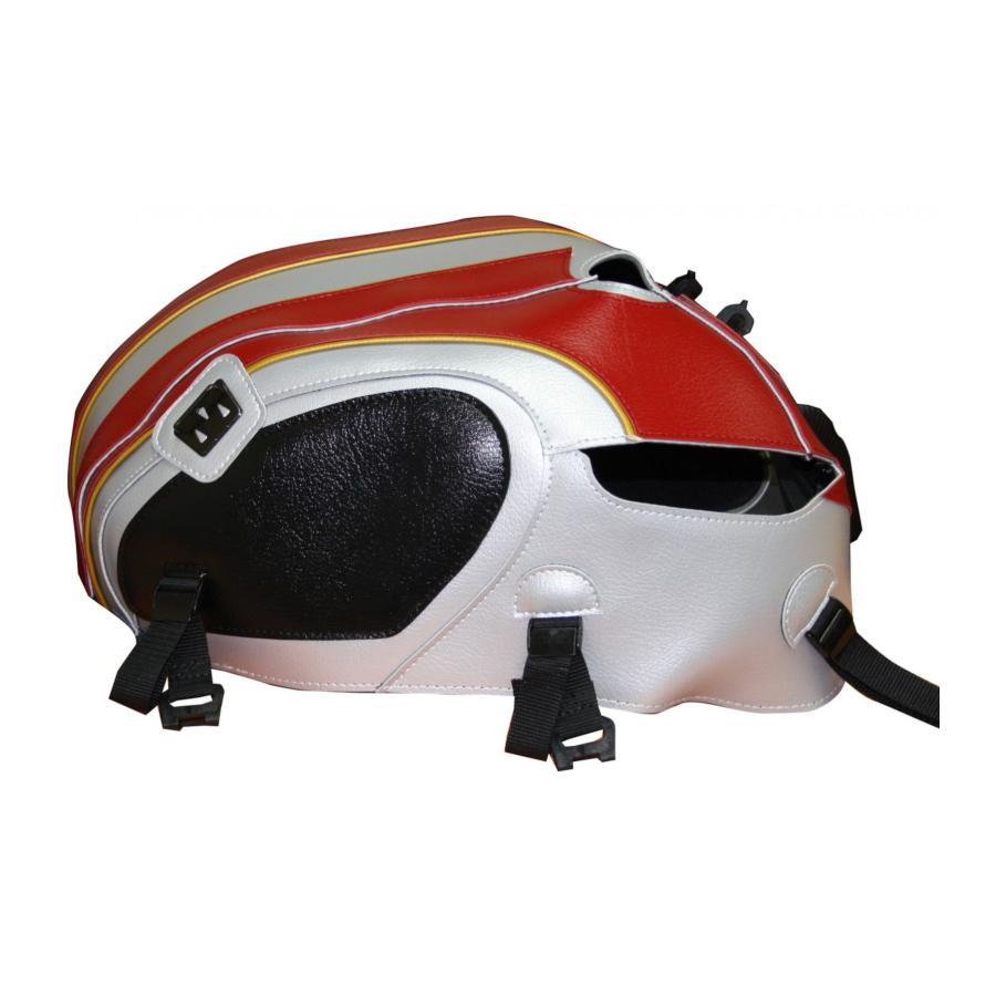 BAGSTER (バグスター) タンクカバー レッド/シルバー/ゴールドトリム BONNEVILLE T120 1716C