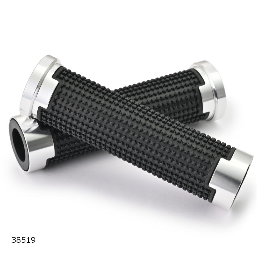 Daytona (デイトナ) グリップ GRIPPGRIP-AL-CROSS シルバー 38519