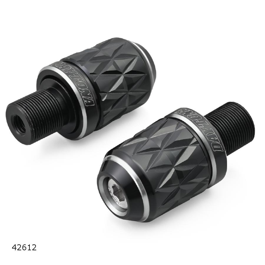 Daytona (デイトナ) PREMIUM ZONE ハンドルバーエンドプラグKIRIKO シルバー カワサキ17 42612