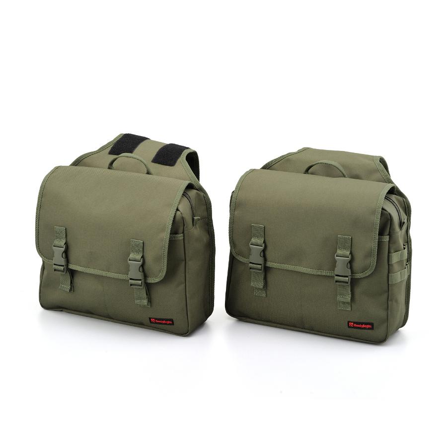 Daytona (デイトナ) HB DHS-11 振り分けサドルバッグ グリーン 20L 99703