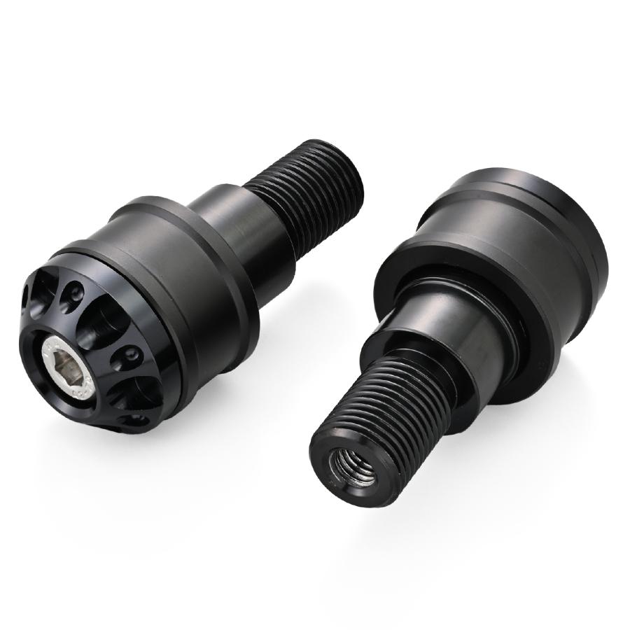 Daytona (デイトナ) アルミビレット ミドルウェイトバーエンド ファインカット M16 ブラック 49240