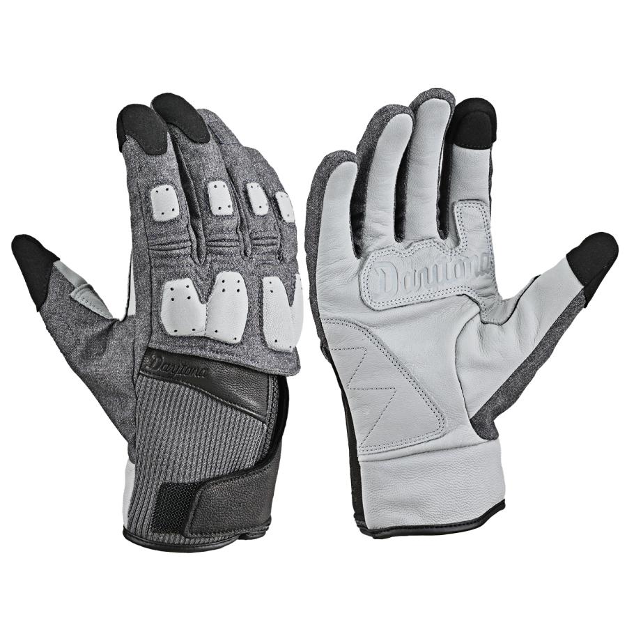 Daytona (デイトナ) DG-024 リブパットウィンターグローブ グレー /M 63261(2.0)