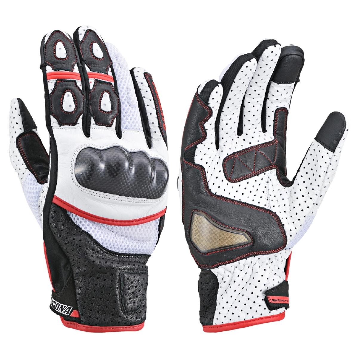 Gloves - Daytona (デイトナ) HBG-053 スポーツメッシュグローブ ブラック/ホワイト/レッド/S 63780
