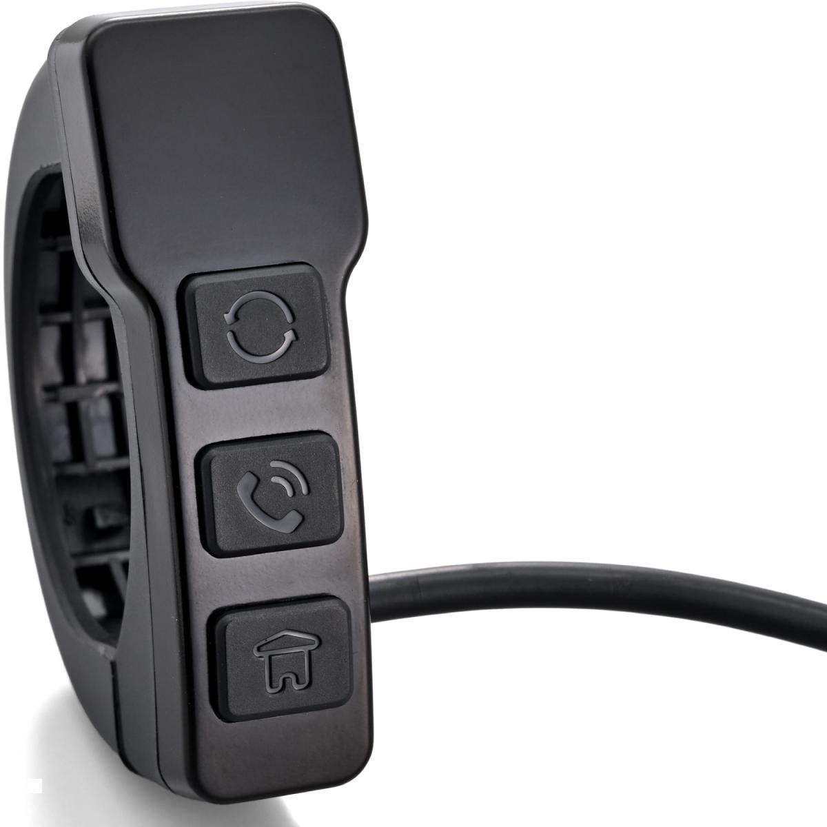 メーカー名：デイトナメーカー品番：25045モトスマートモニター551(品番:25043)専用のオプションリモコン。 電圧表示に対応し、車両状態の確認をサポートします。 手元で画面操作ができるため、走行中の画面切り替えをスムーズに行えます。 リアカメラ装着時には、リアカメラ画面への切り替え操作も可能です。 ハンドルグリップ部またはΦ22.2mmのハンドルバーに取り付けでき、車両に合わせた設置が行えます。 IPX6相当の防水性能を備え、雨天時の走行にも配慮した設計です。販売備考：※ iPhoneのみ電話の受話/終話操作が可能です。　キャンセル不可商品です。