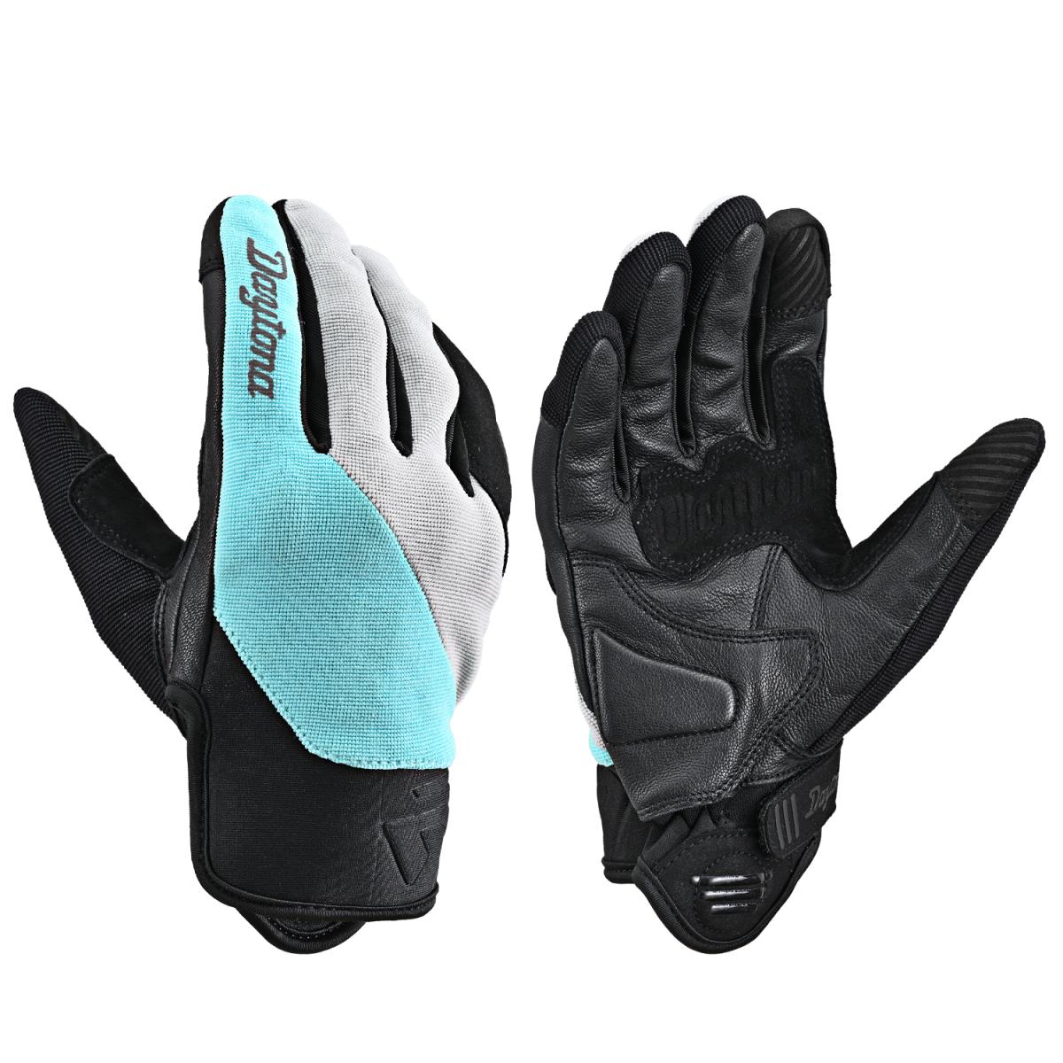 Gloves - Daytona (デイトナ) DG-032 スラッシュエアスルーグローブ グレー/ブルー /XL 64709