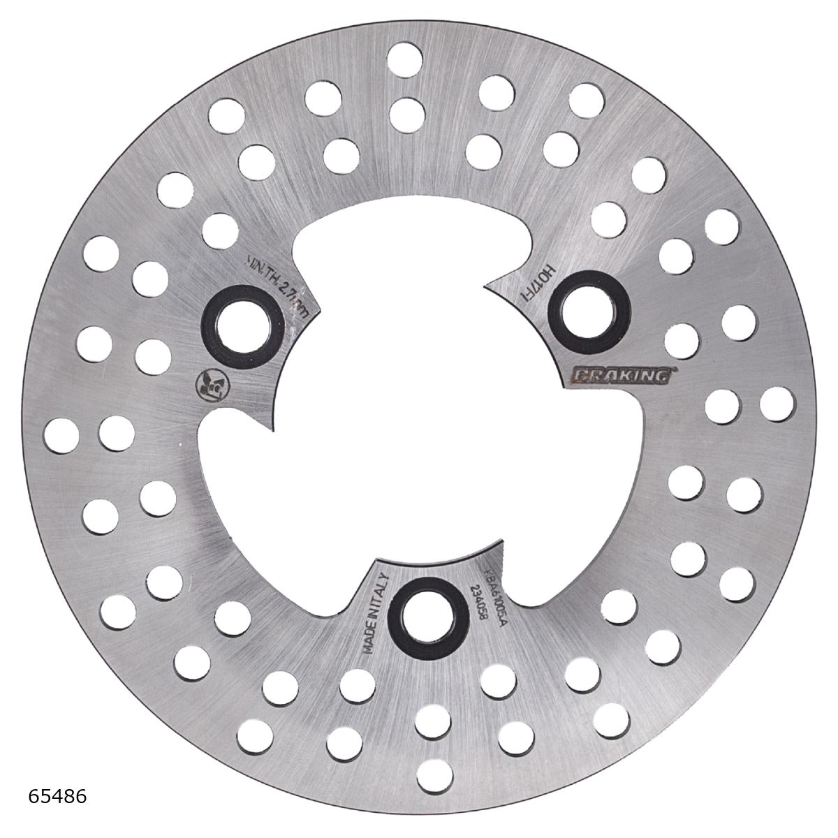 メーカー名：デイトナメーカー品番：65486●定番モデル ROUND FIXED ローター●適合車種:Dio SR(90-94)、Dio XR BAJA(94-96)、G-DASH(89)、Live Dio/SR/ZX/ Dio ZX SpecialZ4(93-01) 、Smart Dio/DX/Z4(91-03)、Super Dio SR/ZX(92-93)、TACT(98-99)/ フロント用●ハイエンドモデル SK2 と同一素材を使用したリジットタイプ●純正リプレイスメントとして交換可能●耐摩耗性と制動性能を両立したディスクローター販売備考：(旧品番 76421)キャンセル不可商品です。