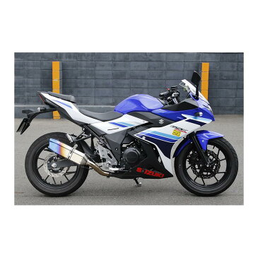 トリックスター 政府認証 スリップオンマフラー イカヅチ GSX250R ショート JSS-309-L6YT