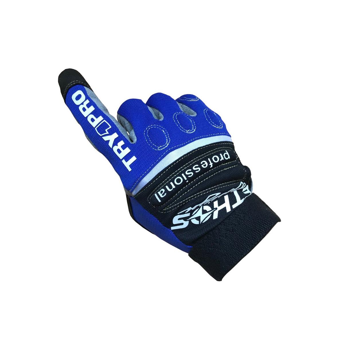 Gloves - エトスデザイン TR82 トライワンプログローブ ブルー #M T5282LM
