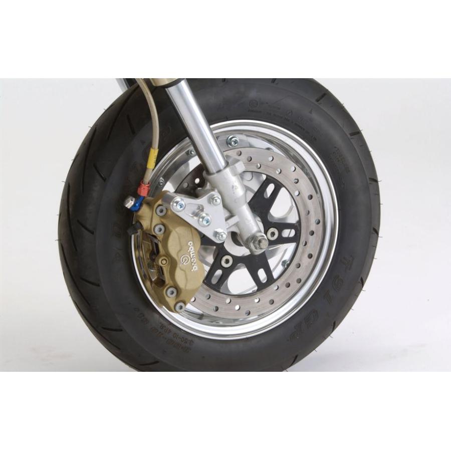 G-CRAFT (ジークラフト) フロントキャリパーサポート ブレンボ4P KSR1/2フォーク用...